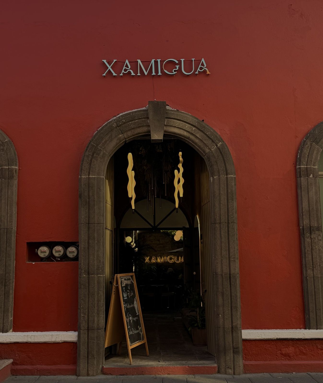 Fachada de Xamigua en Tlaxcala centro